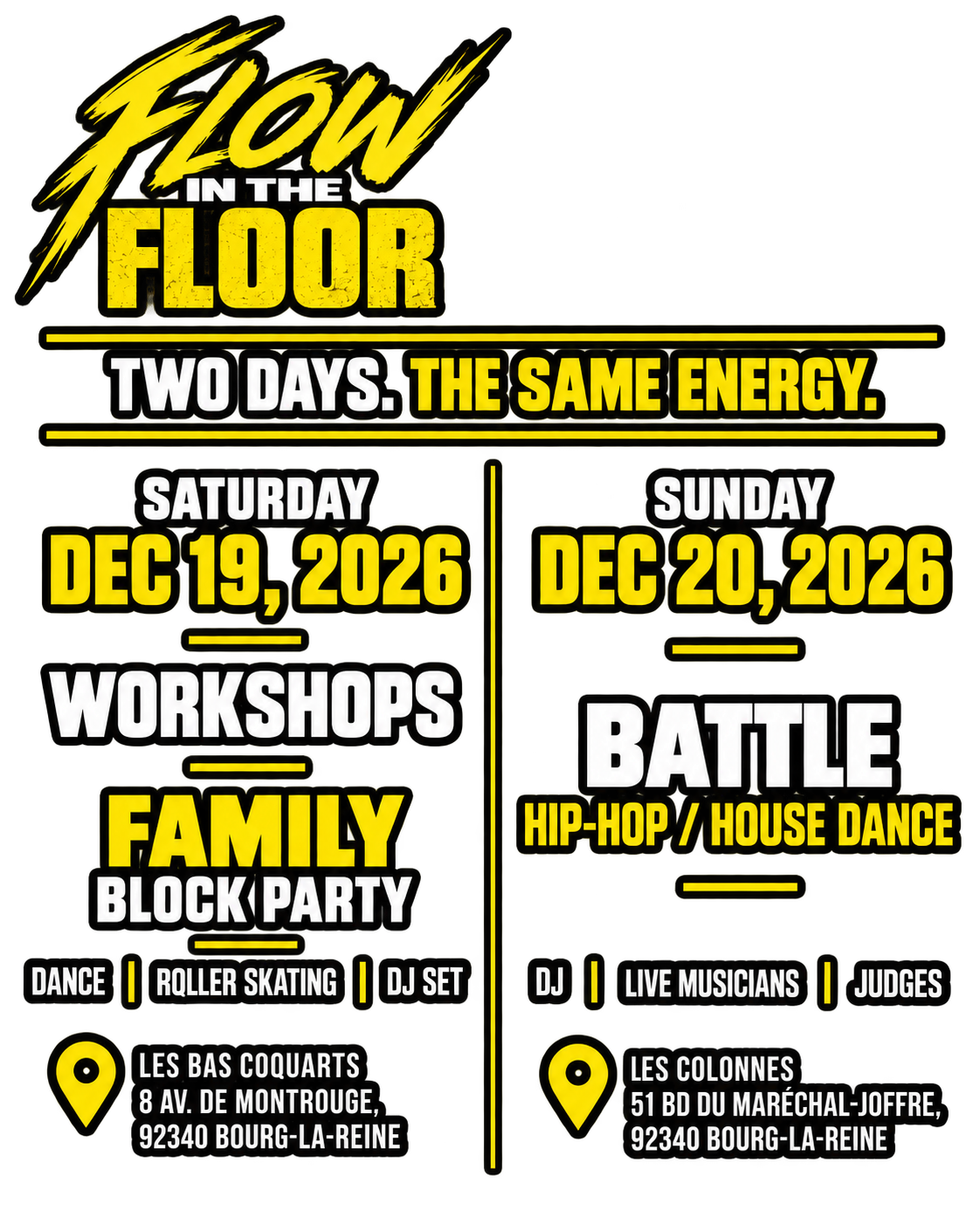 Flow In The Floor festival poster
