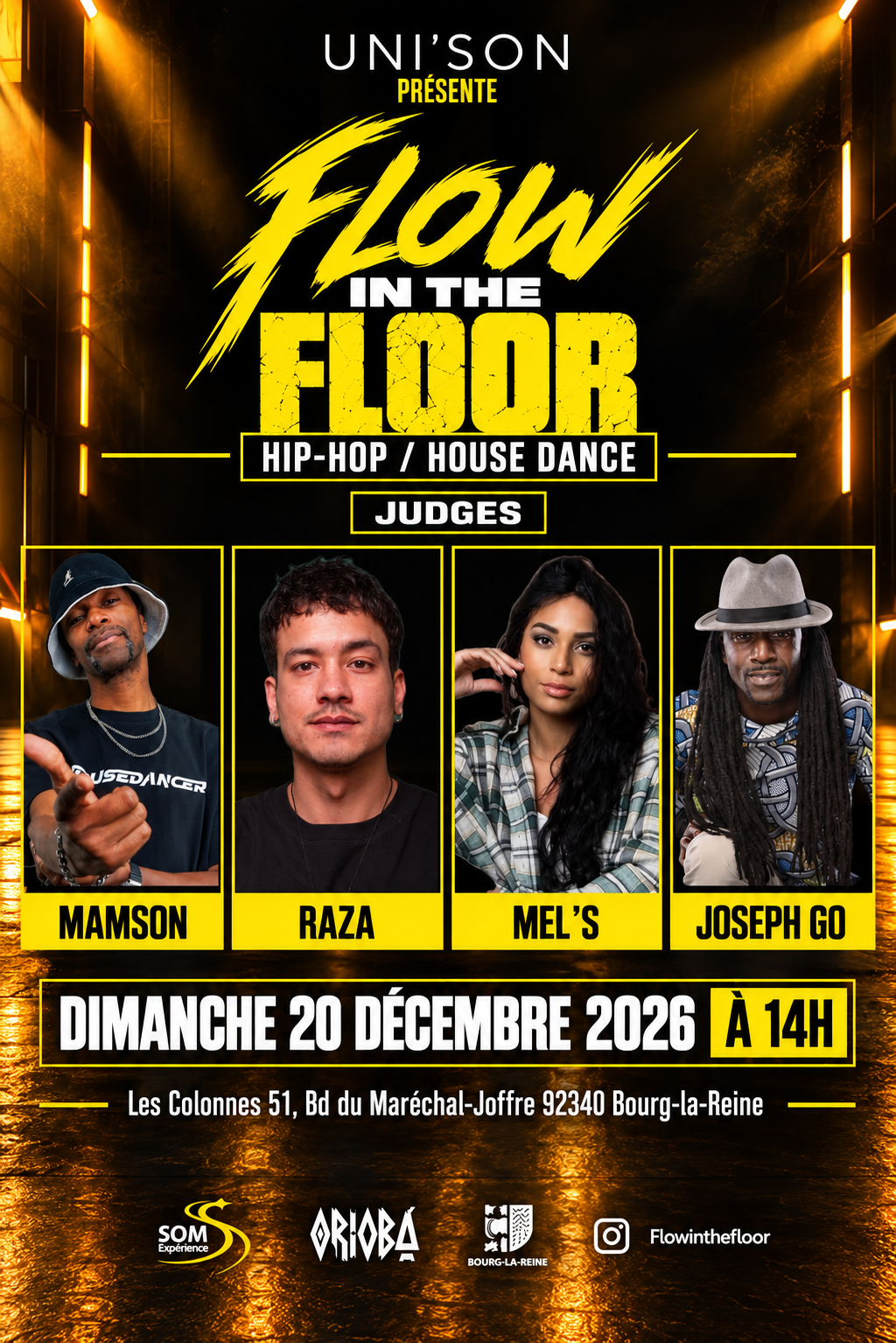 Sunday dance battle poster